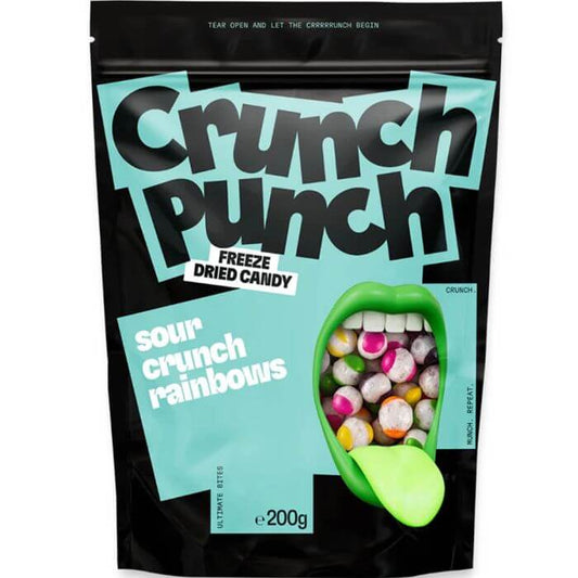 Sour Crunchy Rainbows - Sachet de 50g