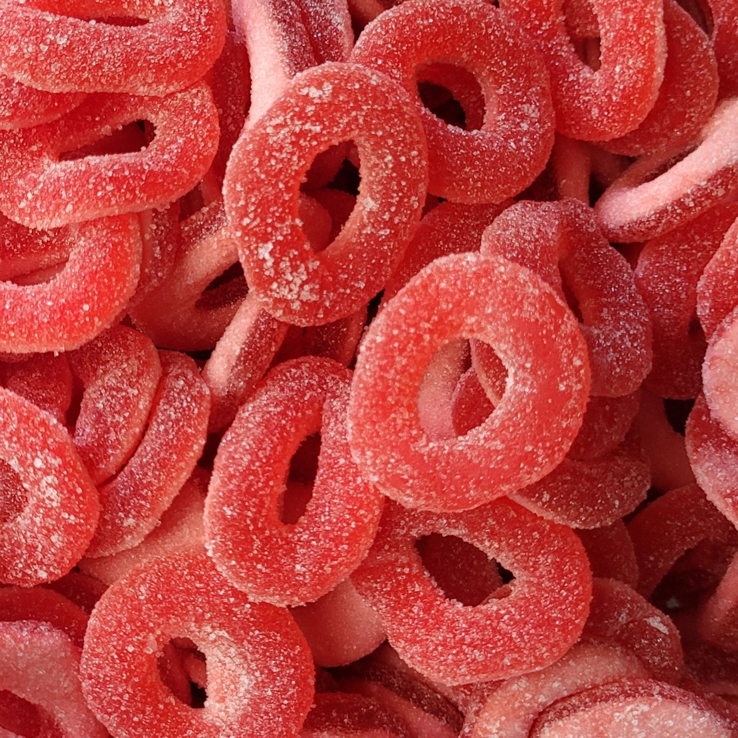 Anneaux Fraise Acidulés - 100g